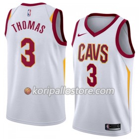 Cleveland Cavaliers Isaiah Thomas 3 Nike 2017-18 Valkoinen Miesten Pelipaidat Swingman 